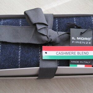 COPY - IL MORO FIRENZE Cashmere Blend Plaid Scarf Made in Italy